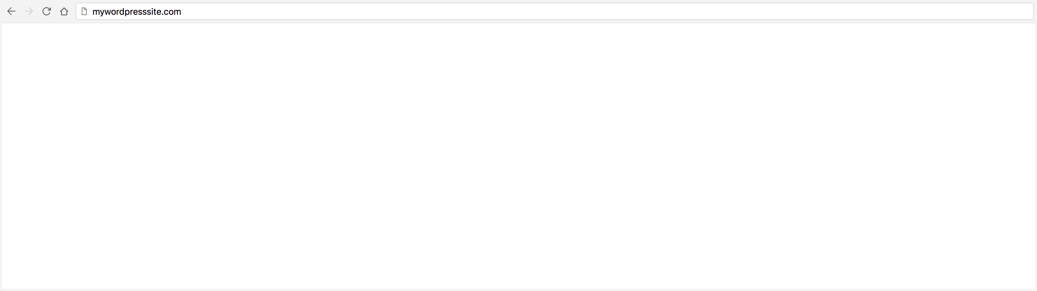 wordpress white screen install