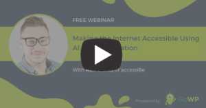 accessiBe webinar play video