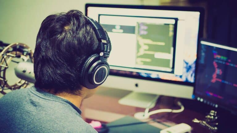 Developer at work